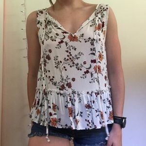 American eagle floral tank
